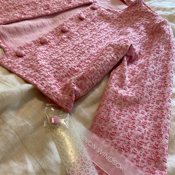 Devon Windsor Sasha jacket in Bubblegum- NWT Size Large - Picture 11 of 15